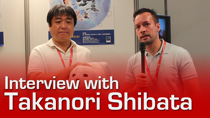PARO Therapeutic Robot Seal Interview - Takanori Shibata